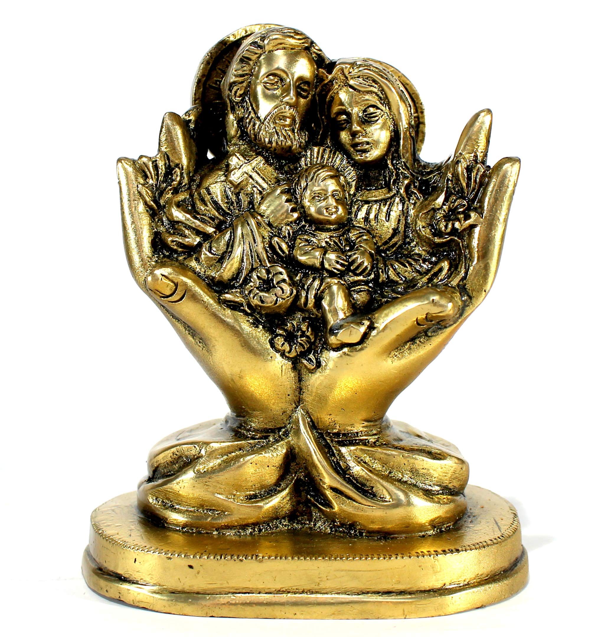 StonKraft Holy Statue of Jesus Christ in Brass (Praying)