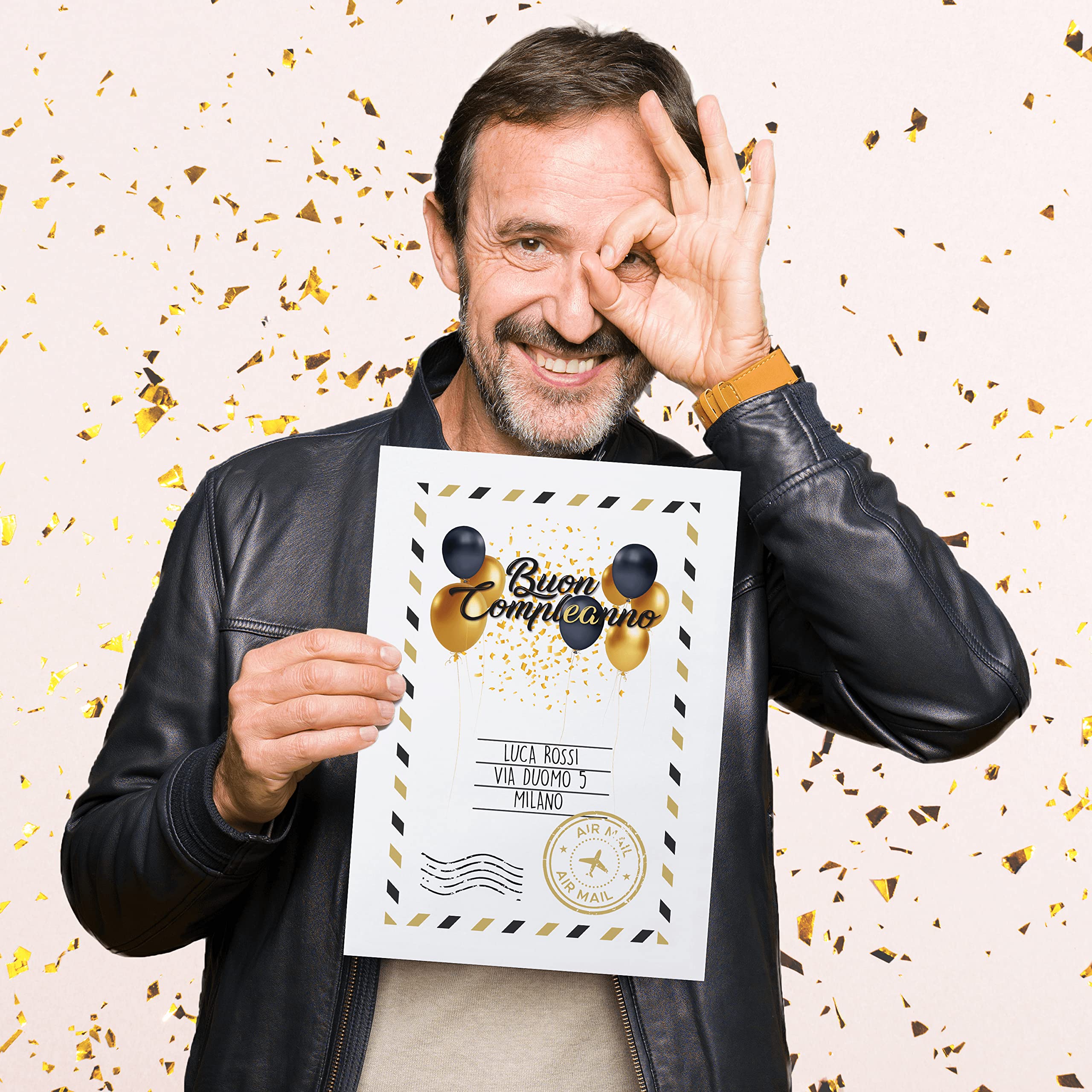 Biglietto Di Auguri Per 60 Anni - Certificato Divertente A Formato Giornale | Idea Regalo Originale - Foto 7