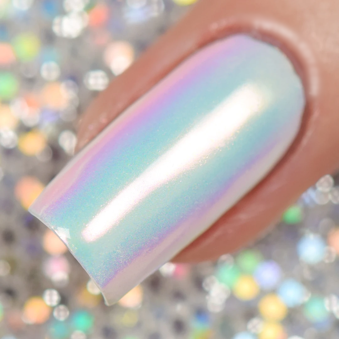 Meerjungfrau Nägel Glitzer Pulver - Einhorn Chrom Perle Pulver Opal Aurora Nagel Pigment Neon Pulver Spiegeleffekt… – Bild 8