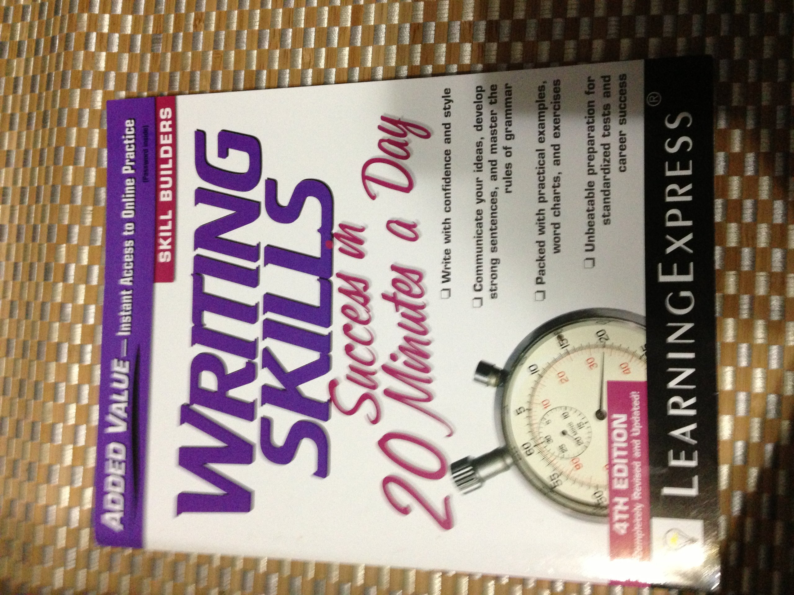 Buy Writing Skills Success in 20 Minutes a Day (Skill Builders) — BookShops.in