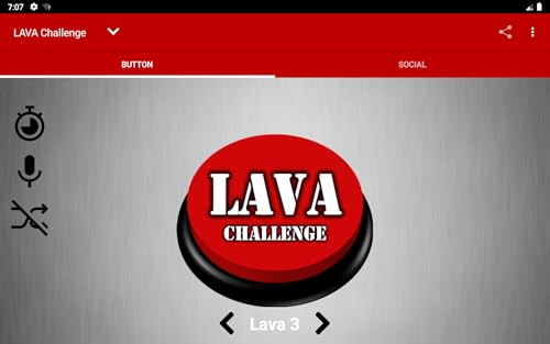 Lava Challenge Button