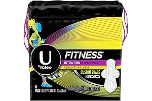 Kotex Fitness Ultra Thin Pads with Wings for Protection During Physical Activity