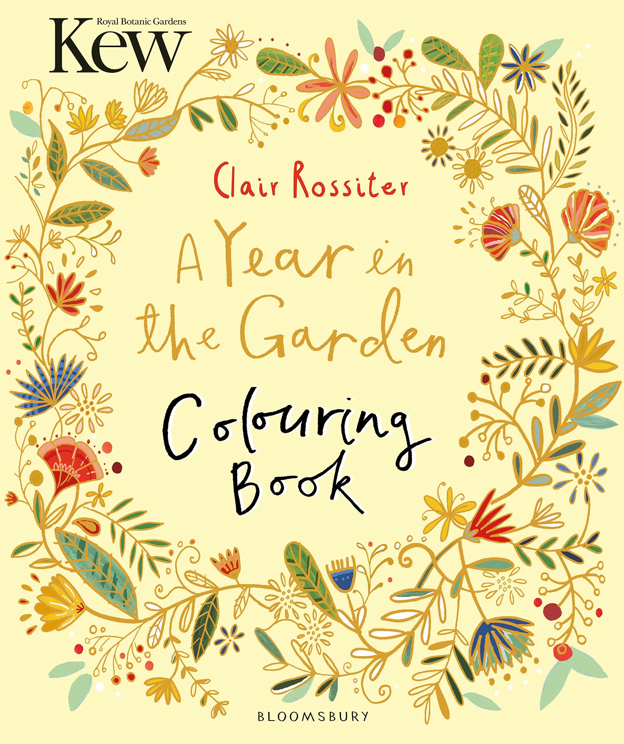 Kew A Year in the Garden Colouring Book