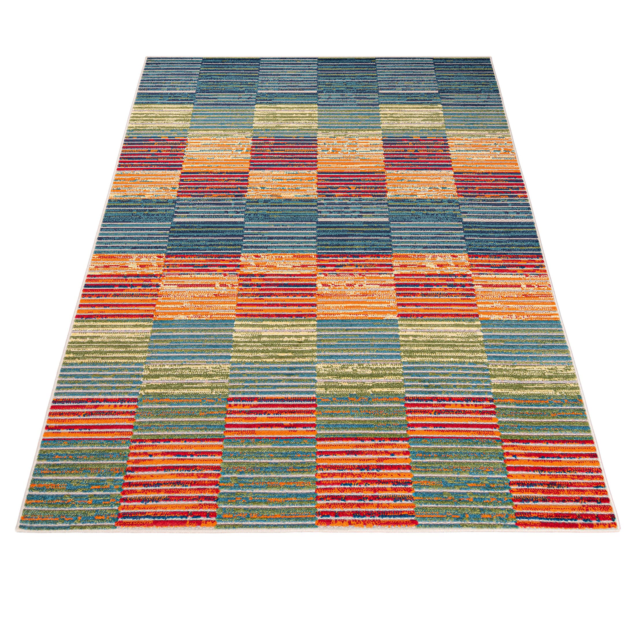 Carpeto Grand Intérieur et Extérieur Tapis Balcon 160x230cm Crème Décoratif