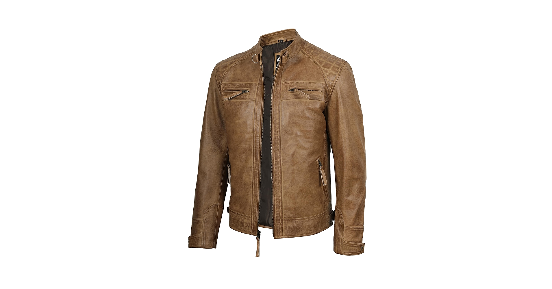ジャケット・アウター all leather long coat CAMEL 61RZSlP3kCL.