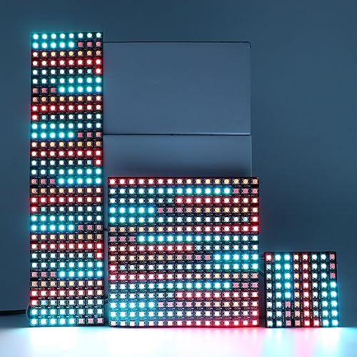 Miniatura 4 de WS2812B RGB LED Digital Flexible Panel de luz direccionable individualmente WS2812 16x16 Módulo Matriz Pantalla DC5V (16 x 16 256 píxeles)