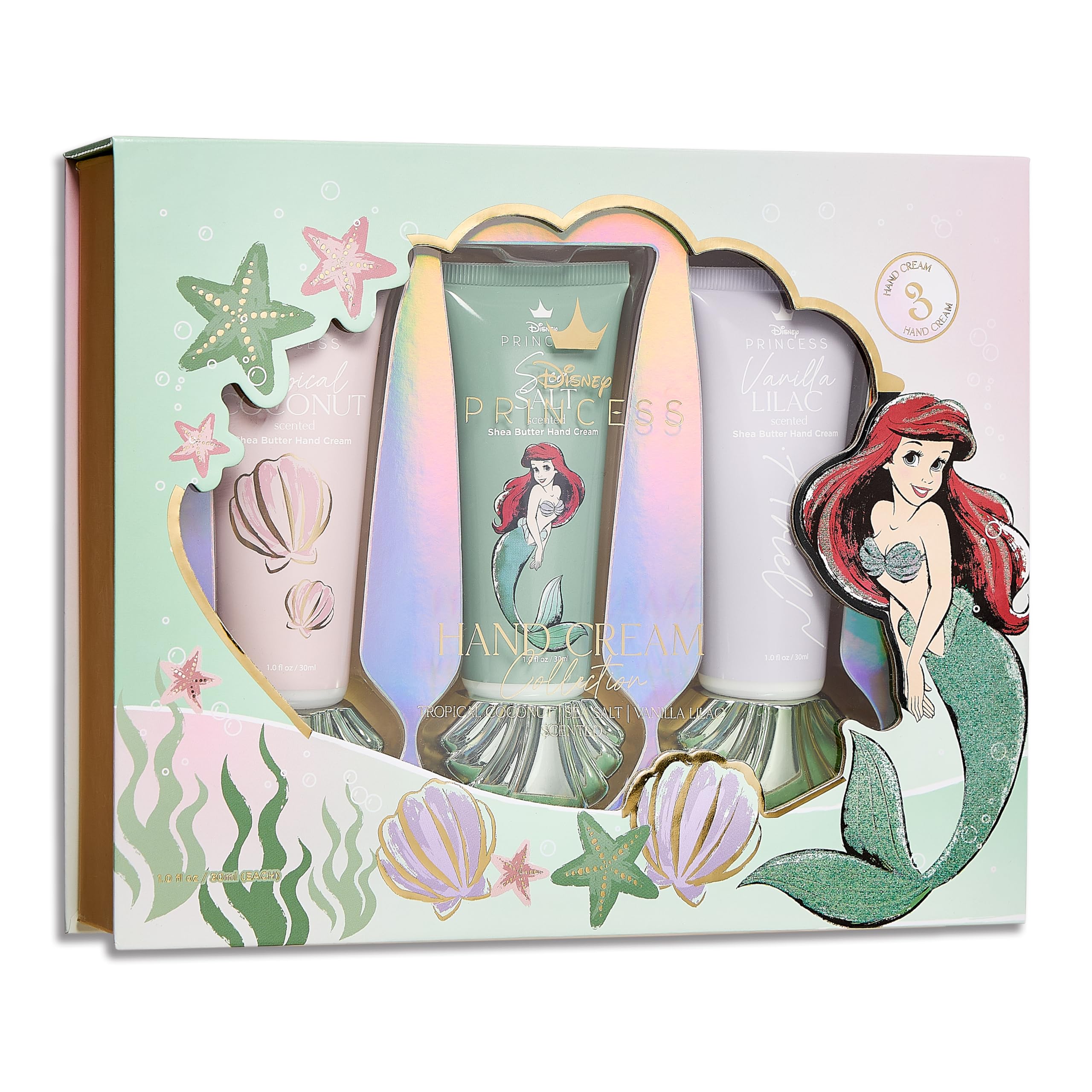 QUAQLIA BELLEOUAGE エッセンス＆クリームセット Amazon.com : Belle Maison Disney Mermaid Ariel 3pc Hand Cream Set