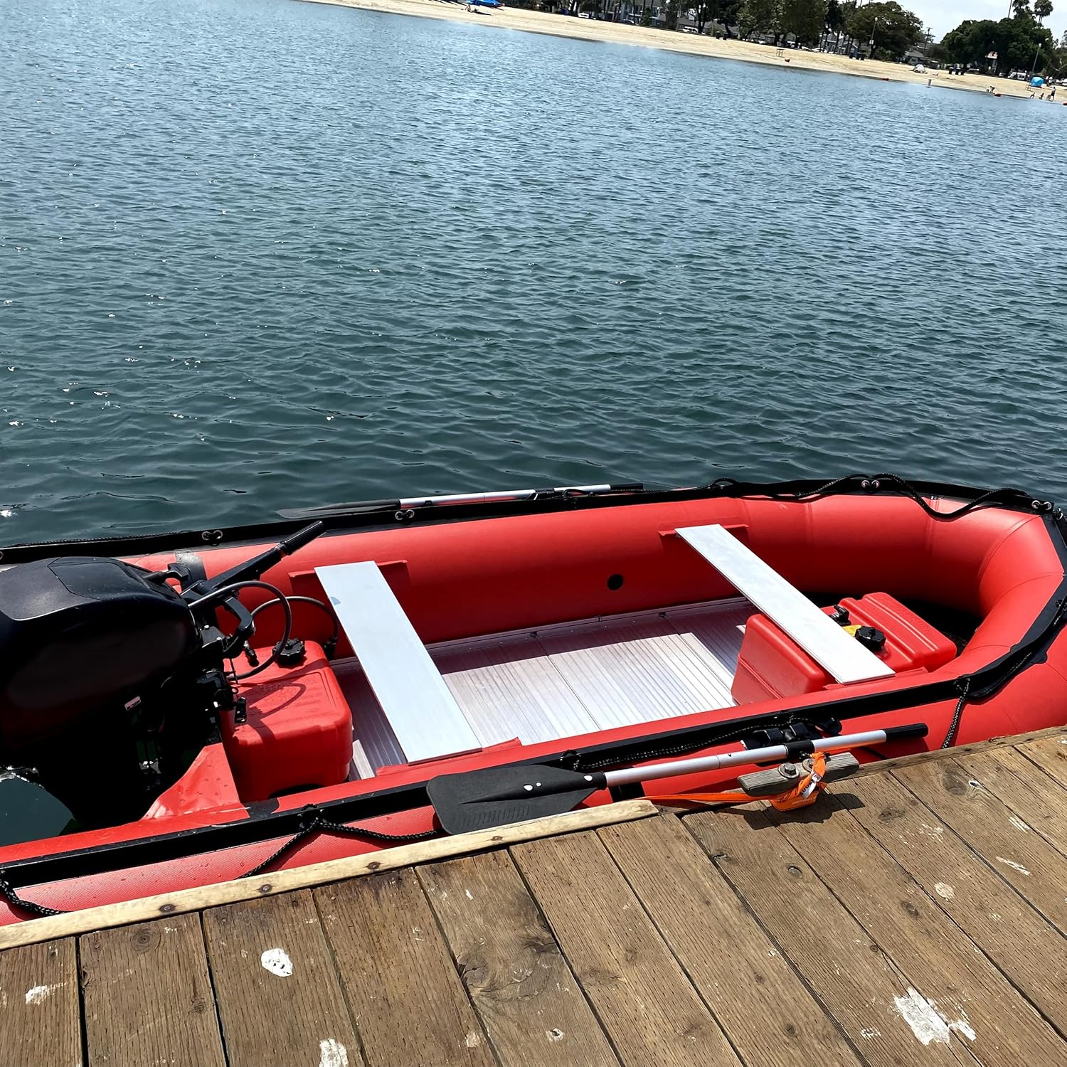 Inflatable Dinghy Boat with Aluminum Floor and Aluminum Transom - Inflatable Boat for Adults Heavy Duty - USCG Approved