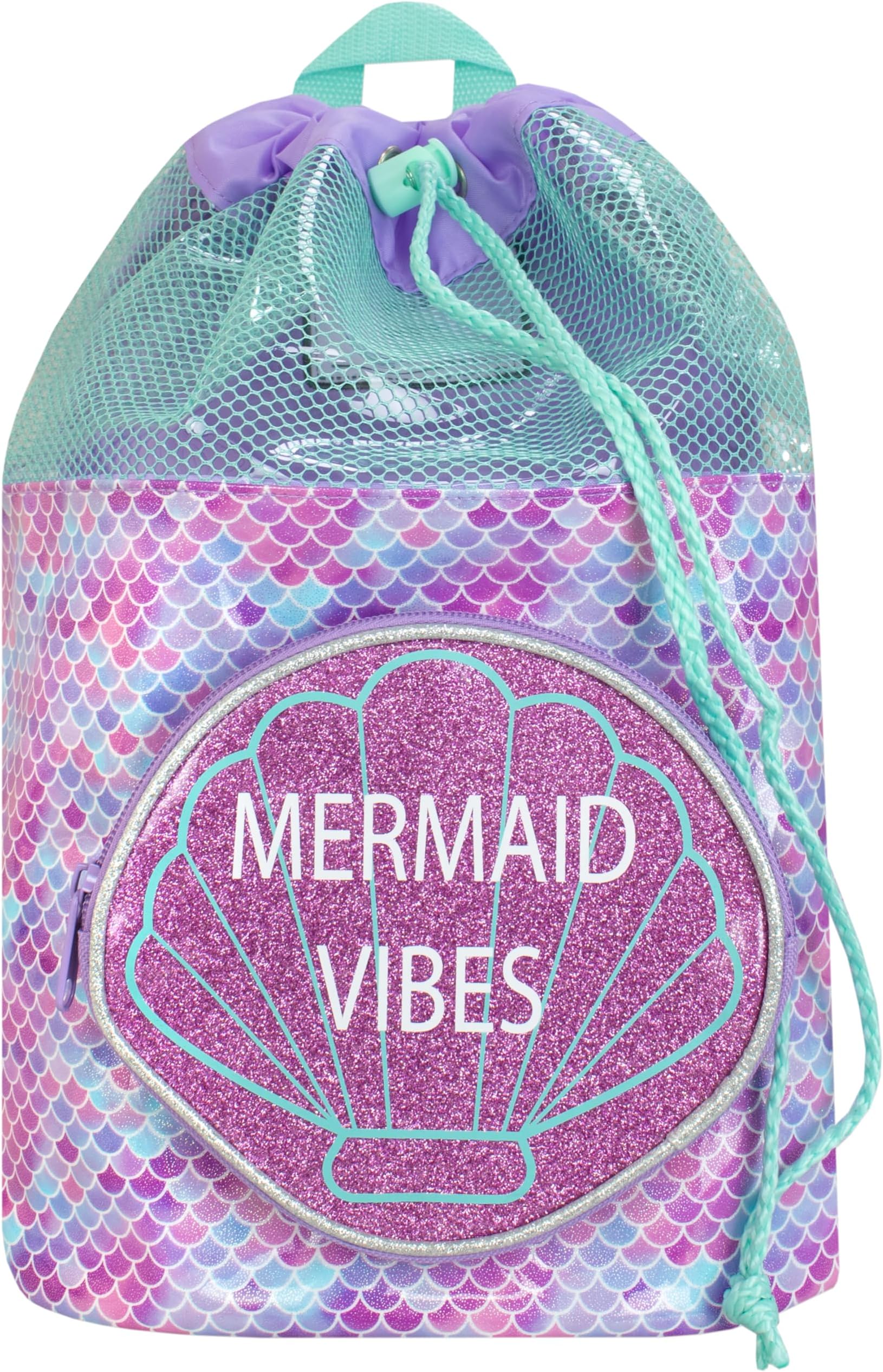 Harry Bear Kids Swim Bag Mermaid Purple
