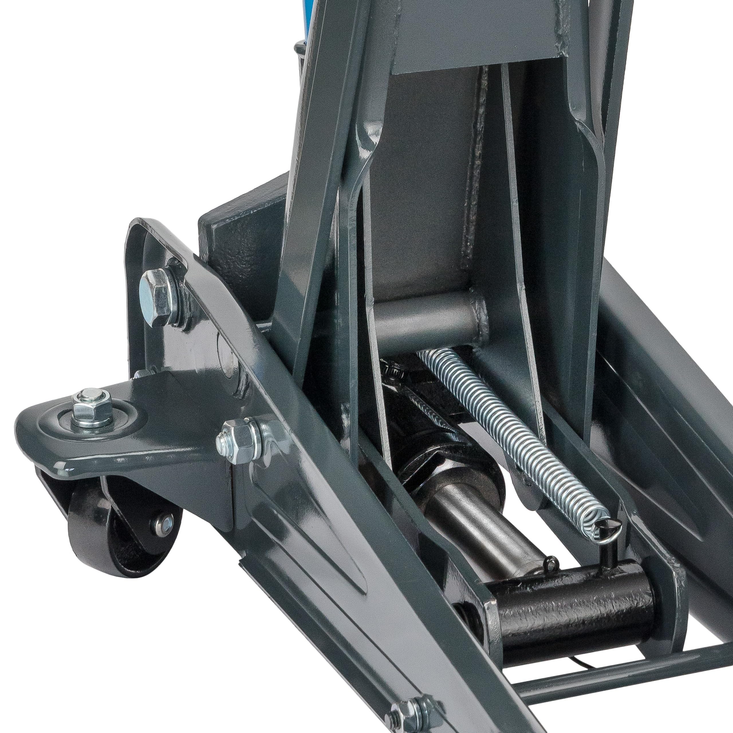 STIX Cric hydraulique 3T ELN-04 Hauteur de Levage 140 à 460 mm Construction en Acier Double Levier de 94 cm Revêtement en Caoutchouc pour Voiture SUV
