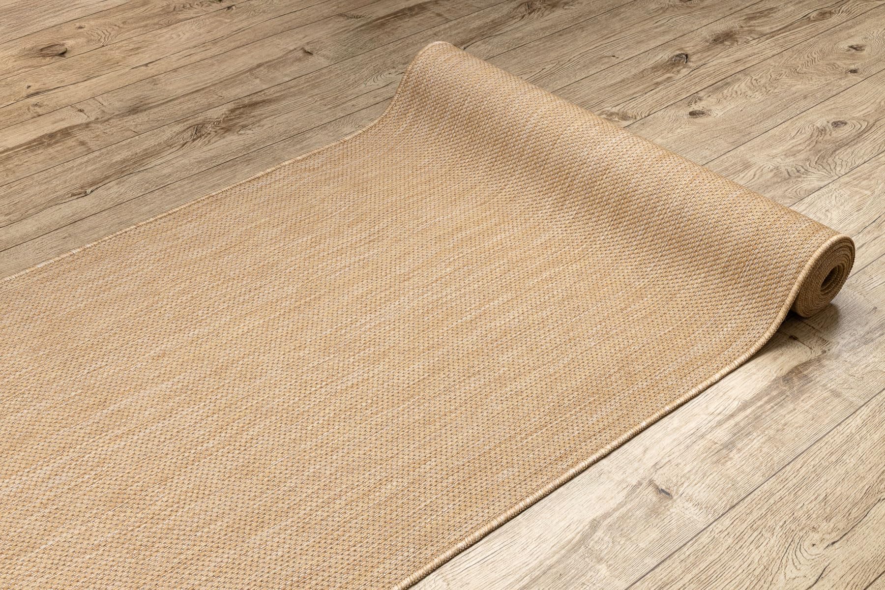 Bieżnik SISAL SION Melange płasko tkany Natural ekrü 80 cm 80 x 1300 cm beżowy