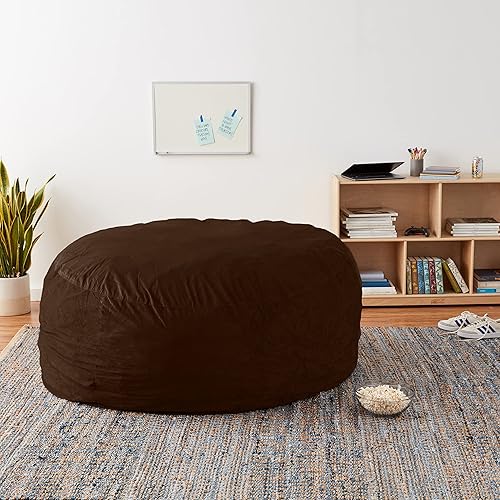 Miniatura 56 de Chill Sack - Funda para puf Microgamuza - Carbón - Solo funda,Microsuede - Chocolate - Solo funda,Microsuede - Azul marino - Solo funda,Guijarro -