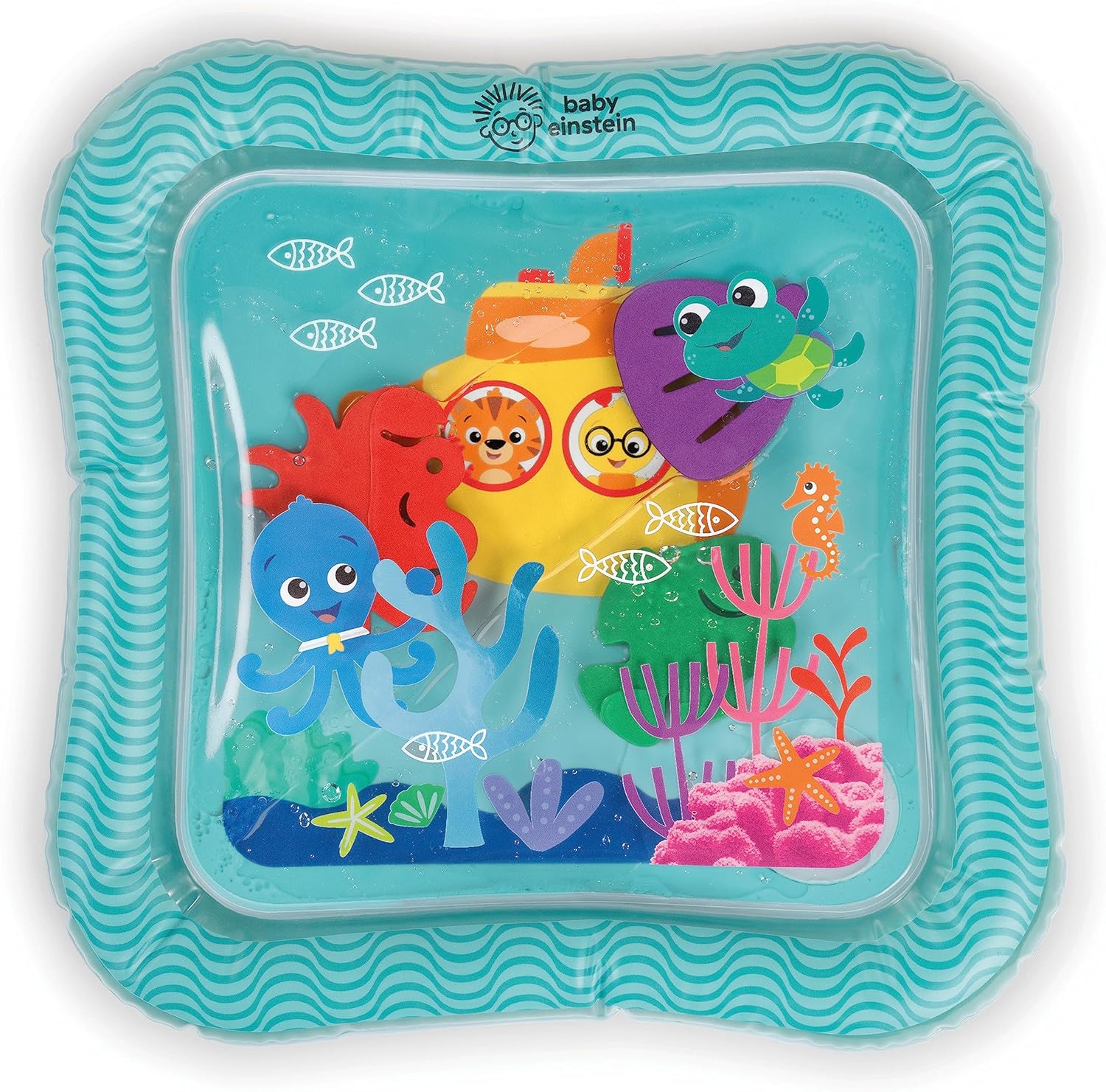 Baby Einstein Ocean Explorers Sensory Splash Water Mat, for Tummy Time