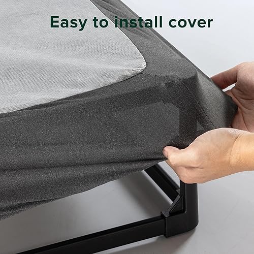 Miniatura 31 de Sommier inteligente de 7 pulgadas Zinus / base de colchón / estructura de acero fuerte / armado fácil requerido, Acero