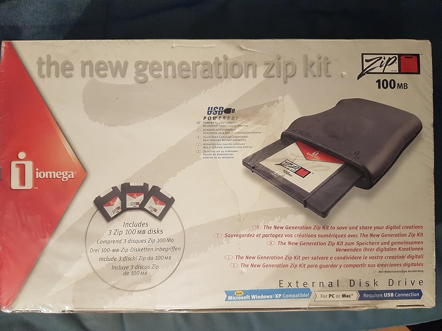 Iomega Zip 100 USB Powered Ultimate External 100MB Zip Drive: Amazon.de ...