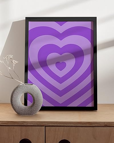 Miniatura 5 de HAUS AND HUES Cuadros morados para decoración de pared, arte estético de pared morado, pósteres estéticos de pared, cuadros decorativos de pared