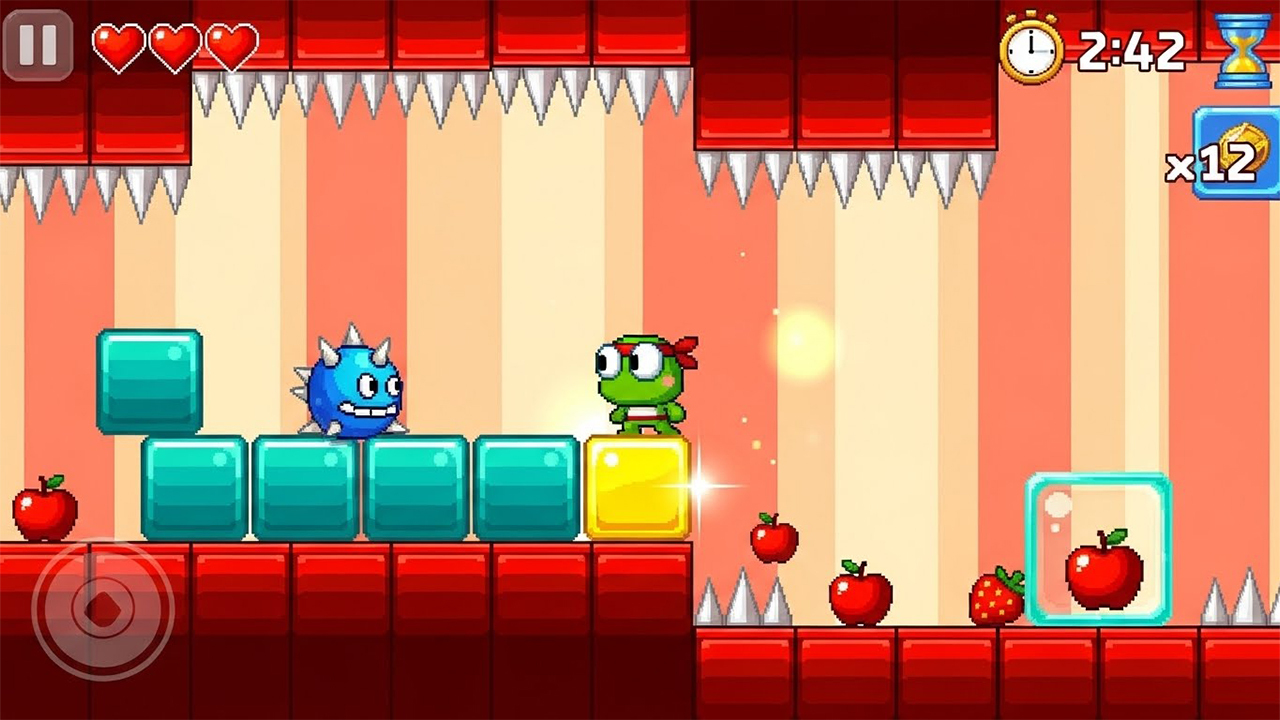 Pixel Adventure Endless Runner Game - Run Jump and Collect Fruits - App ...