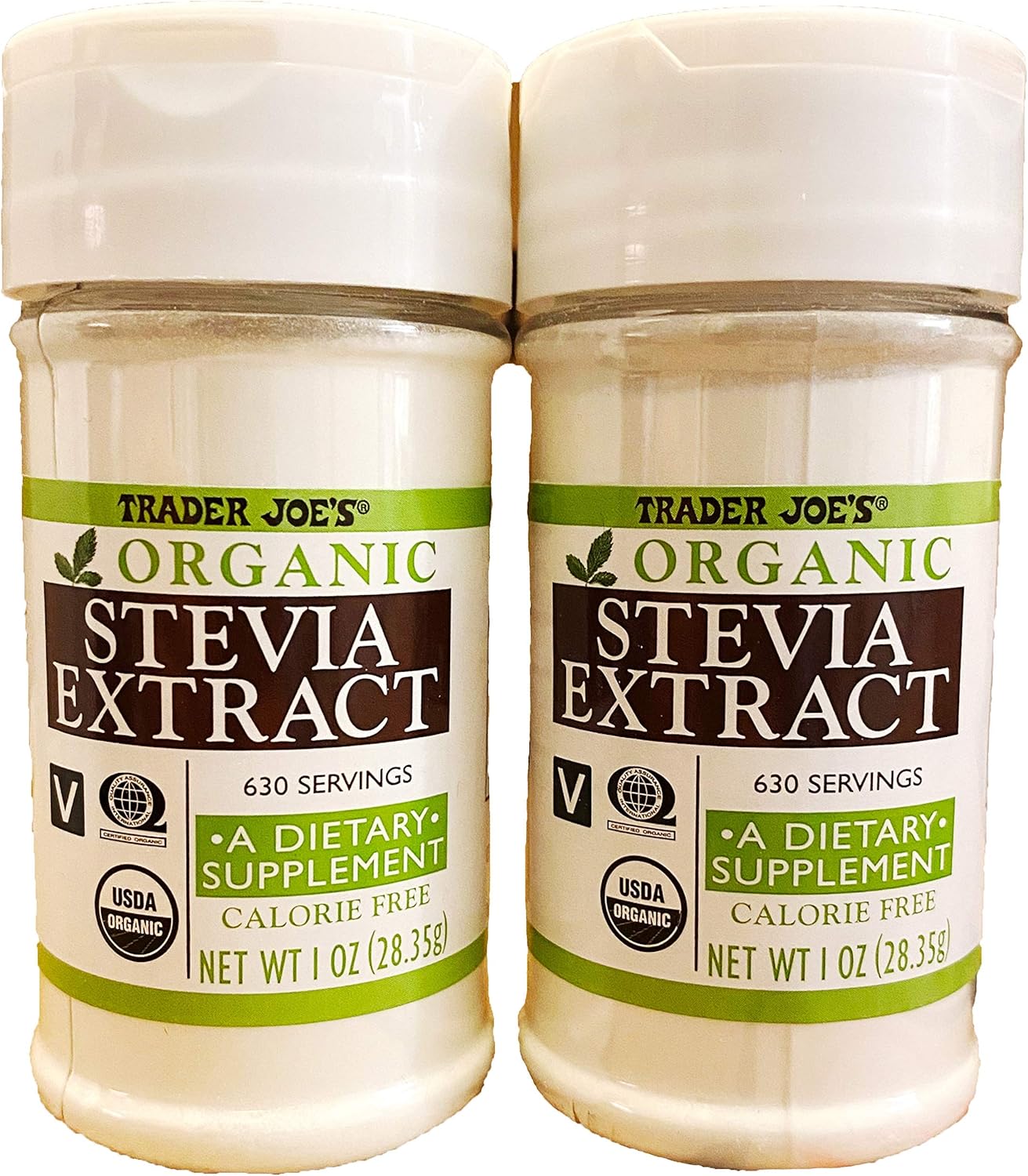 TRADER JOE"S Stevia Extract, 2 Pack SET OF 2