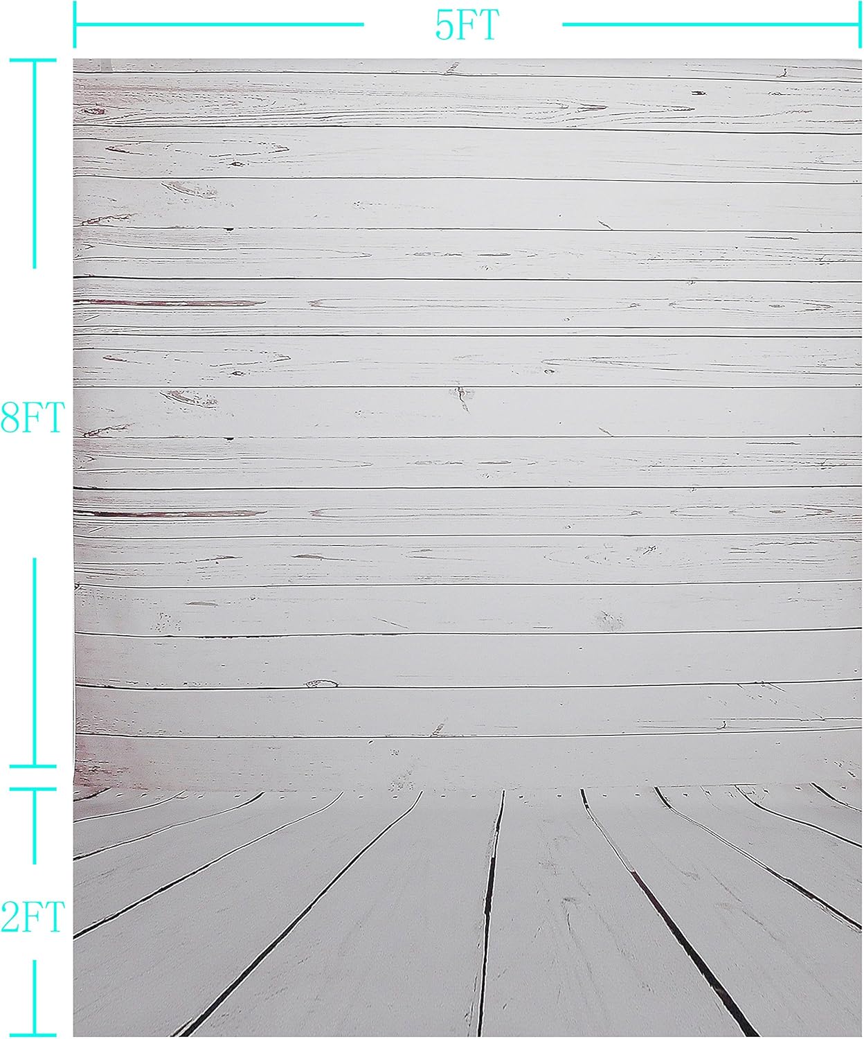 Hоttеѕt Sаlеѕ Emart Photography Studio Backdrop Background Kit, 10ft Adjustable Backdrop Stand Support System with 5x10ft Vinyl Plastic White Wood Floor Background Screen for Photo Video Shooting