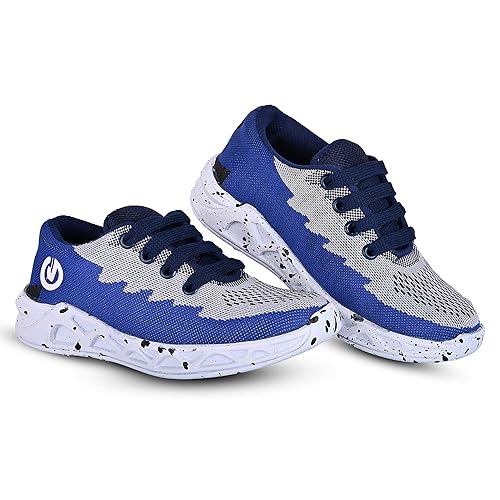 JACS Junior Super FIT Running and Outdoor LACE-UP Shoes for Boys and Girls Navy/Blue