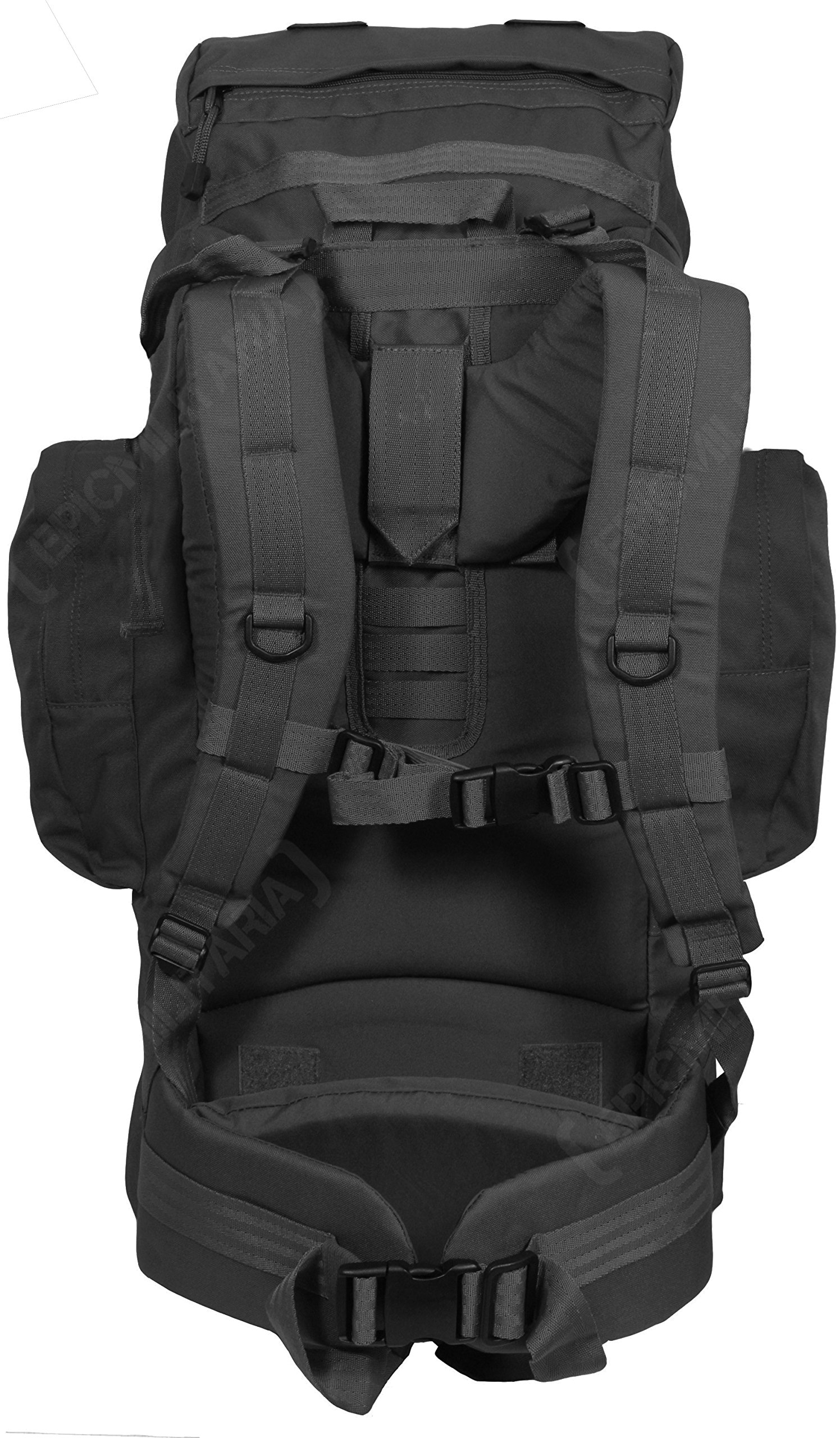 Mil-Tec Recom plecak (88 l) • duży plecak Bundeswehry z aluminiową ramą • wodoodporny plecak turystyczny • plecak trekkingowy z pokrowcem przeciwdeszczowym • plecak podróżny na wielodniowe wycieczki i