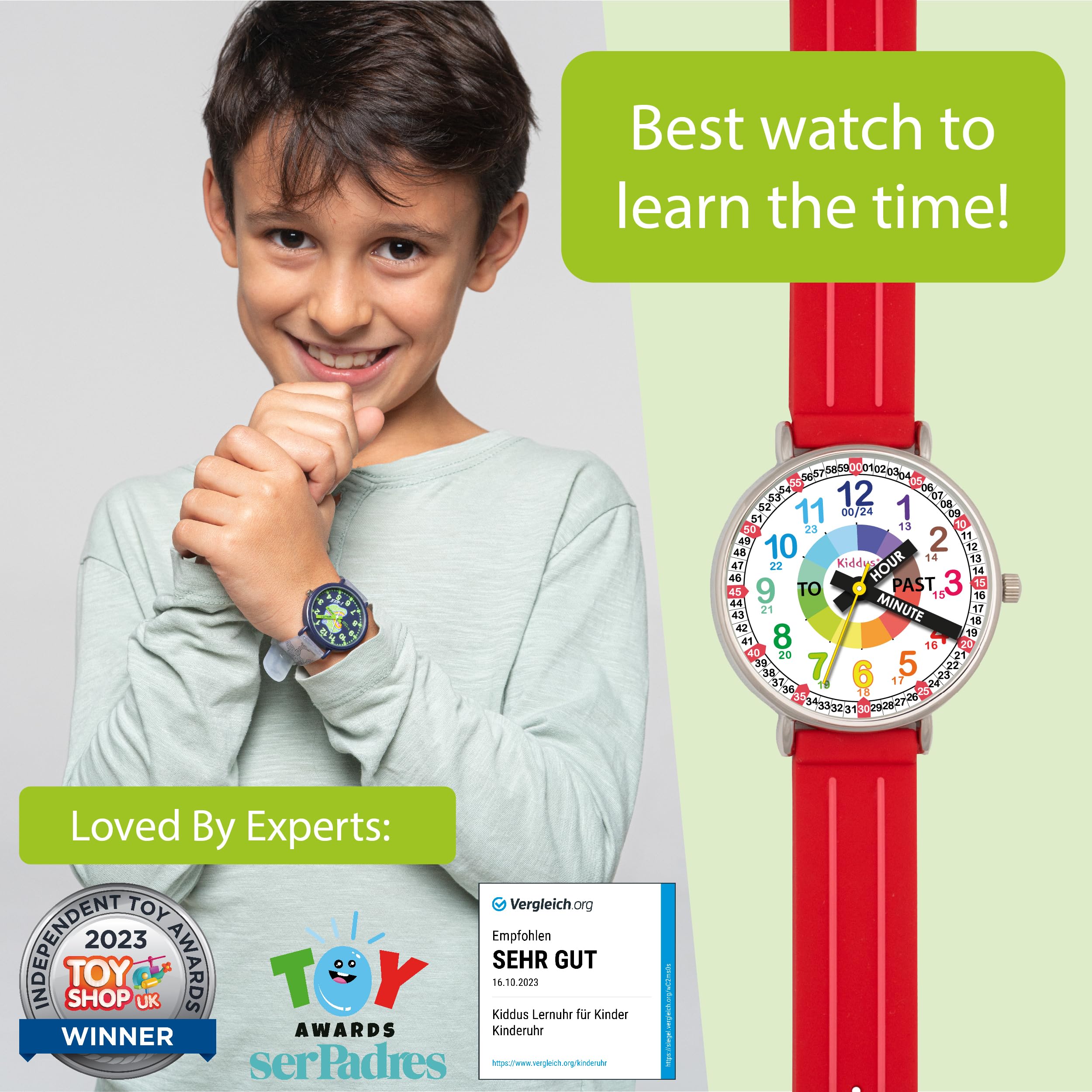 Image secondaire de Montre Éducative Kiddus pour Enfants - Apprendre à Lire l'Heure en Amusant