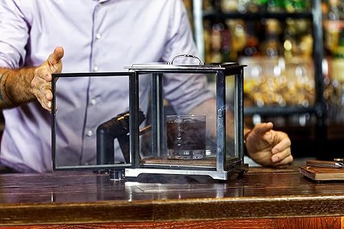 Vista 2 de crafthouse by Fortessa Professional metal Barware/bar herramientas by Charles Joly, acero inoxidable y vidrio Smoking Box