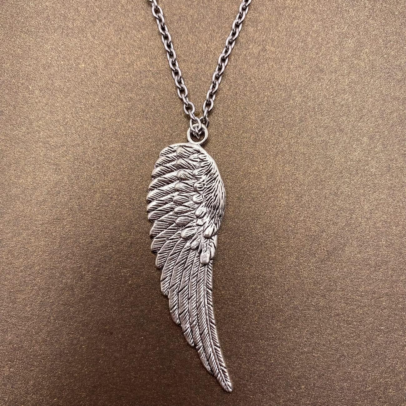 Angel Wings Necklace for Women Silver Stainless Steel Chain Jewelry - Image 7