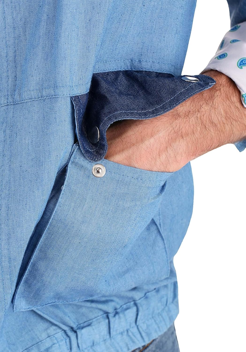 Adult Back to the Future Marty McFly Halloween Costume with Vest, Jacket, Shirt | Cosplay Outfit | Officially Licensed - Image 8