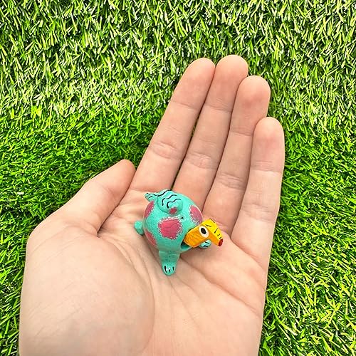 Miniatura 6 de Sluiceboy Prospecting Mezcla de animales mexicanos Bobble  Paquete de 25  Madera pintada a mano  Regalo de baratijas mexicanas  Recuerdo de México
