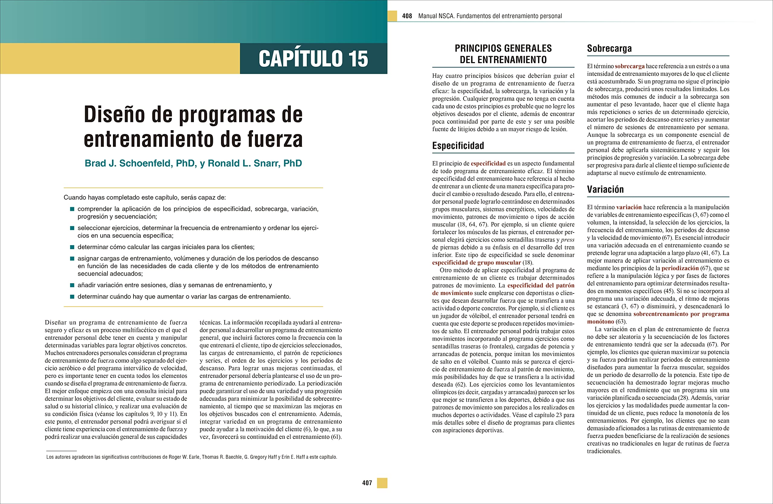 Manual NSCA. Fundamentos del entrenamiento personal. Tercera edición (SIN COLECCION)