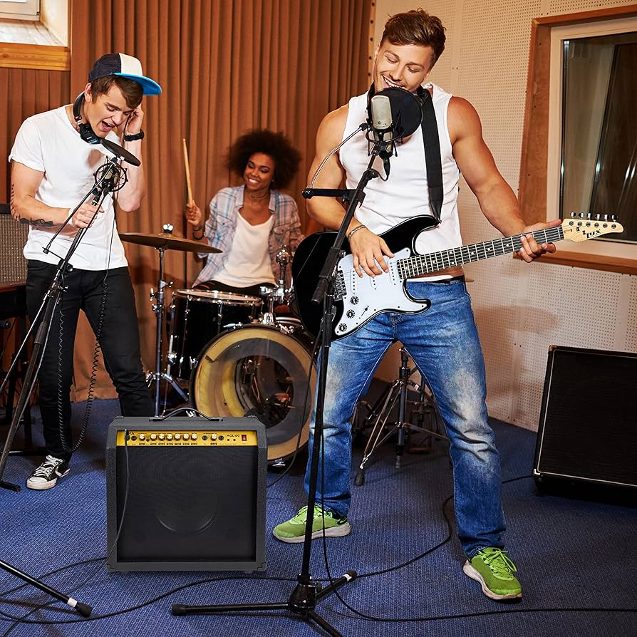 Amazon.co.jp: LyxPro 60ワット エレキギターアンプ | ソリッド