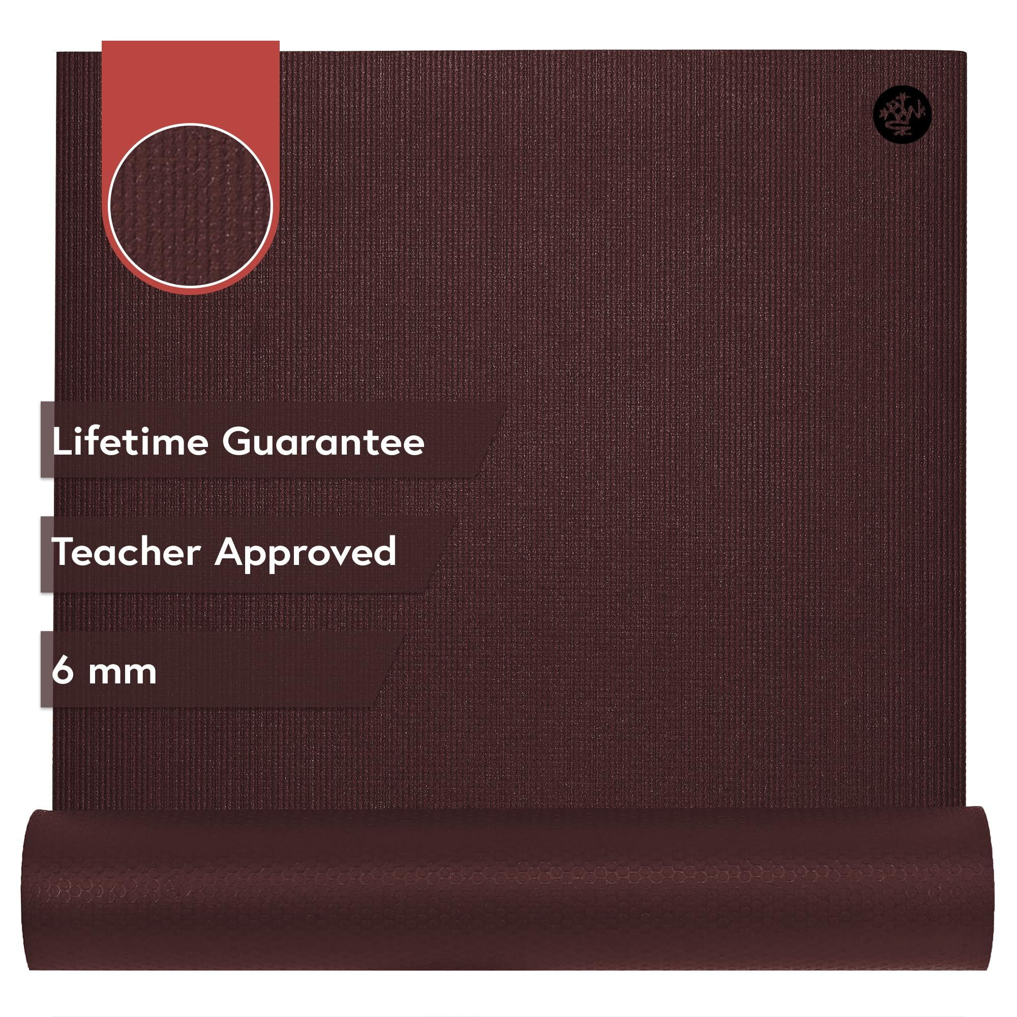 Amazon | Manduka PRO ヨガ&ピラティス マット 黒ヴェルヴェ 85