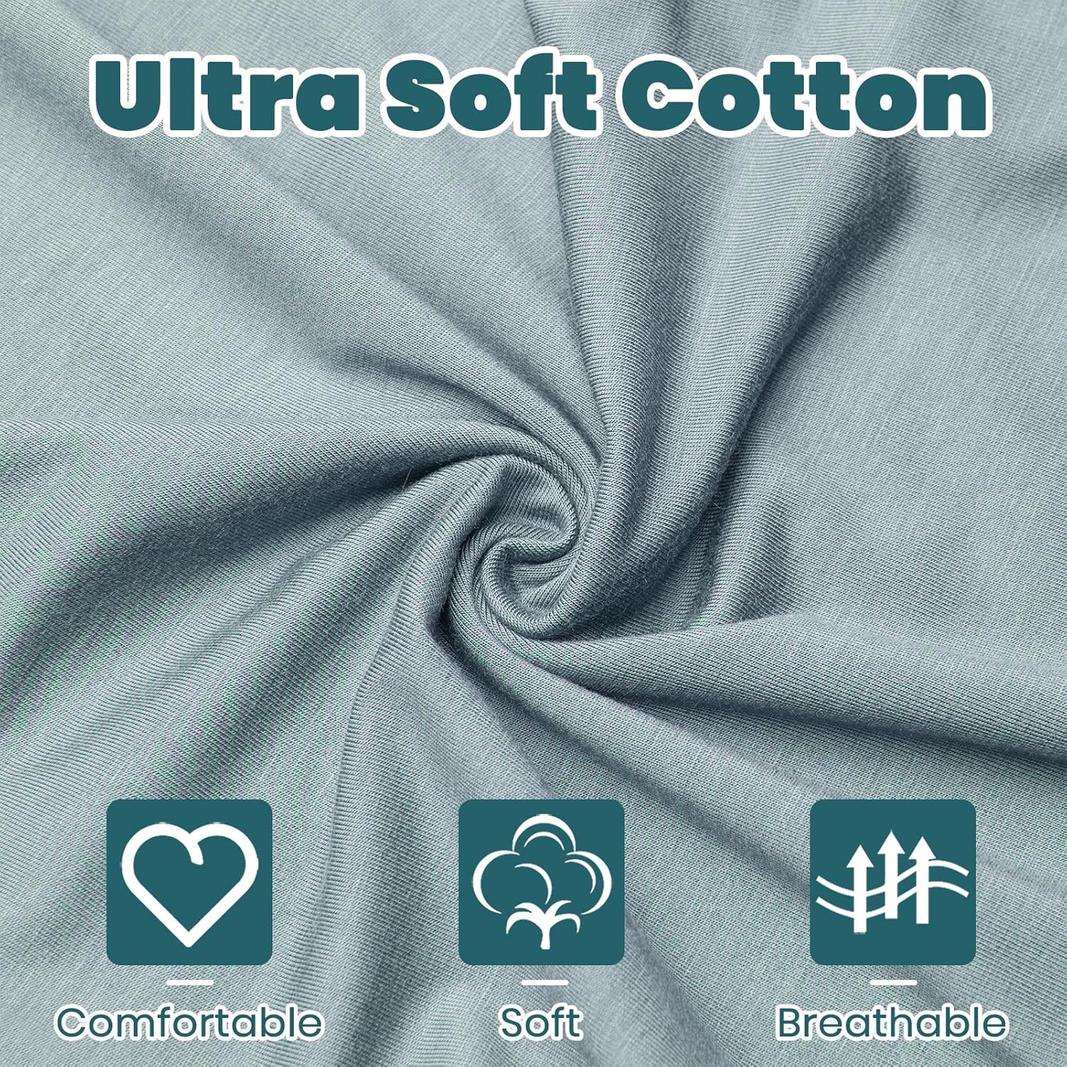 Baby Noah Newborn Knotted Gown for Boy Girls, Newborn Coming Home From Hospital Outfit, Baby Tie Gown Nightgown - Image 3