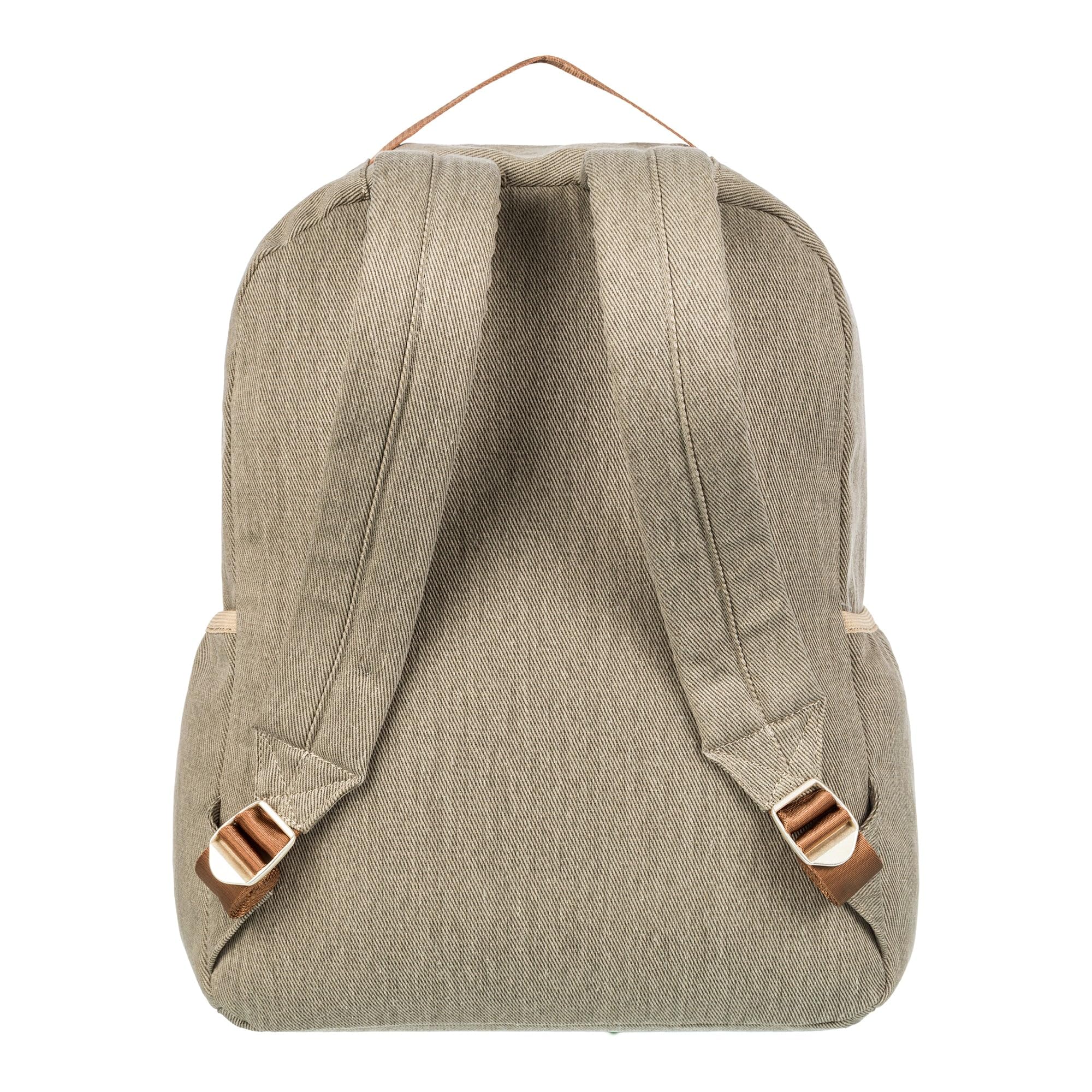 Roxy Party Waves - Mochila pequeña y compacta con almacenamiento exterior y correas ajustables, pergamino, 15 L