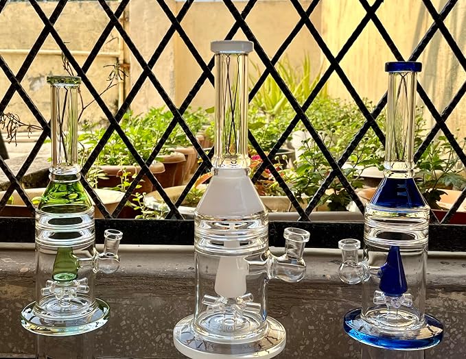 Borosilicate Glass 11 inch Glass Bong Bongsmoke weed Glassbong