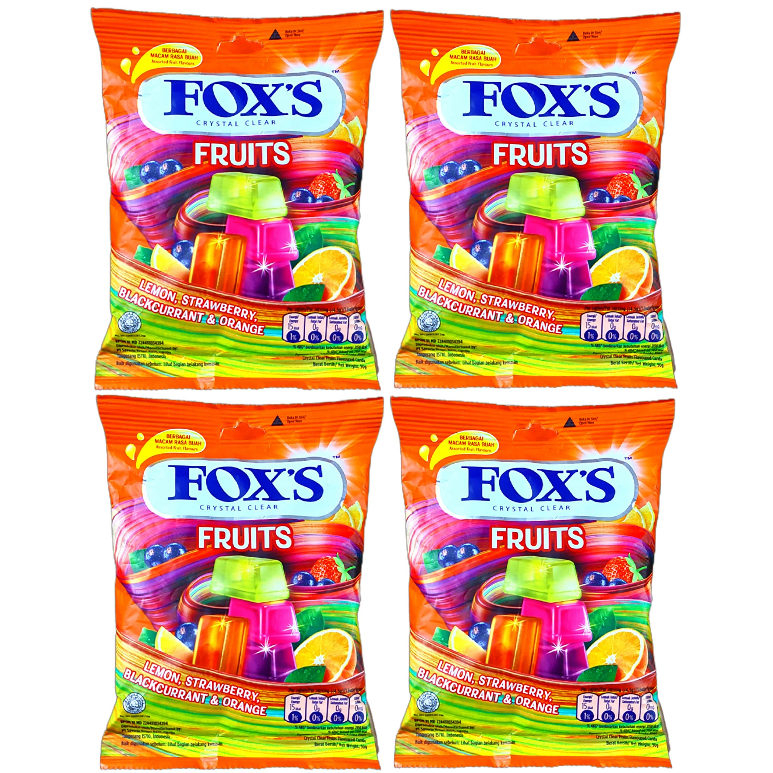 Fruits Candy 90g (90Gms- Pack of 4)