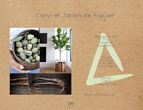 Miniatura 4 de 100BON Carvi & Jardin De Figuer - Fragancia picante de alcaravea e higo para mujeres y hombres - Fragancia orgánica energizante con una fragancia