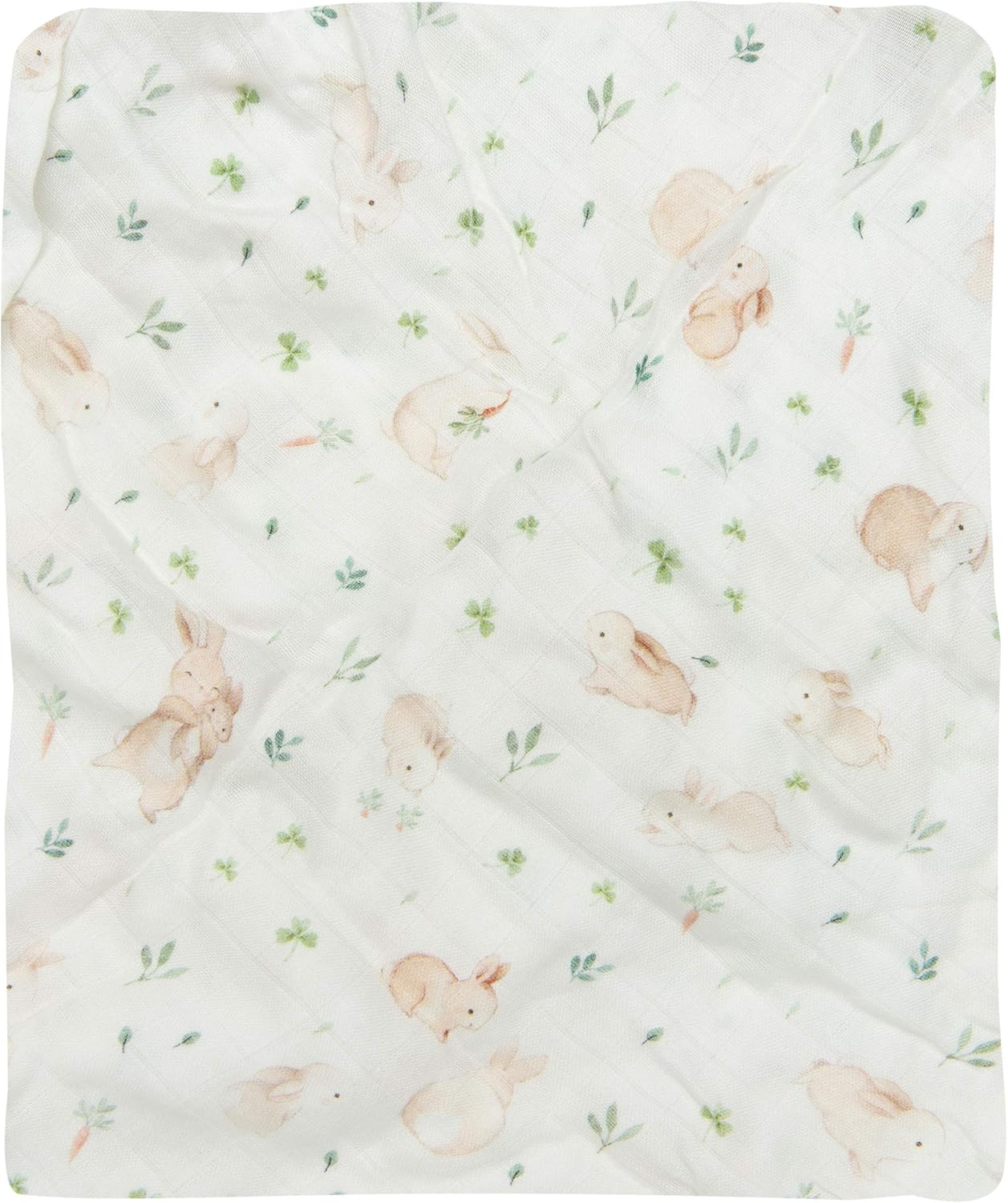 Loulou Lollipop Soft Baby Swaddle Blanket Muslin Wrap Receiving Blanket for Newborn to Toddler Girl and Boy, Large 47” by 47” - Bunny Meadow…