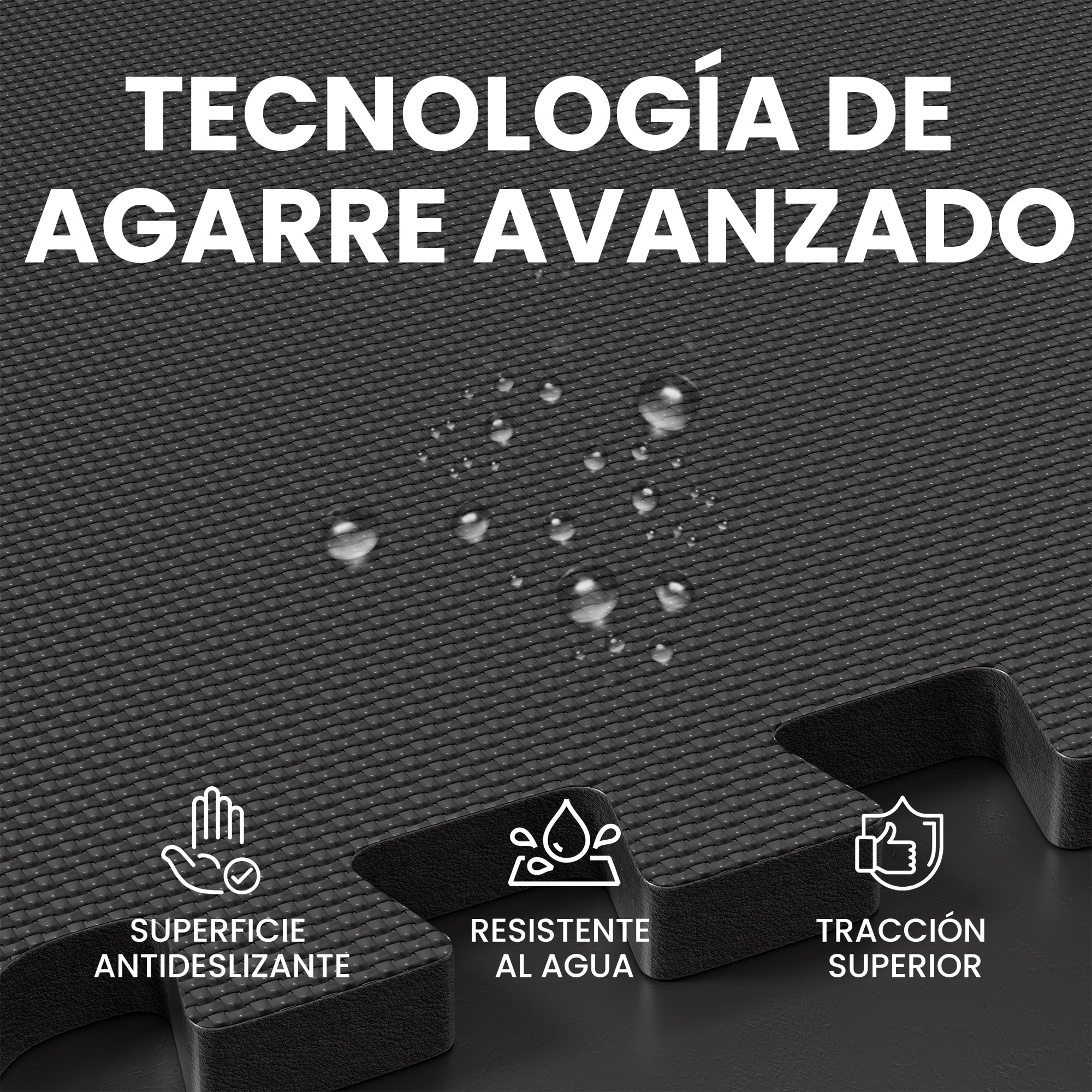 Ultrasport Tatami Suelo Goma EVA Puzzle 54 Piezas Alfombra Gimnasio Acolchado
