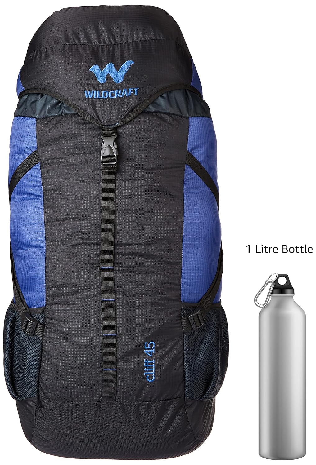 Wildcraft Nylon 45 Ltrs Blue Rucksack (8903338073871) 4 Wildcraft Nylon 45 Ltrs Blue Rucksack (8903338073871) - Image 4