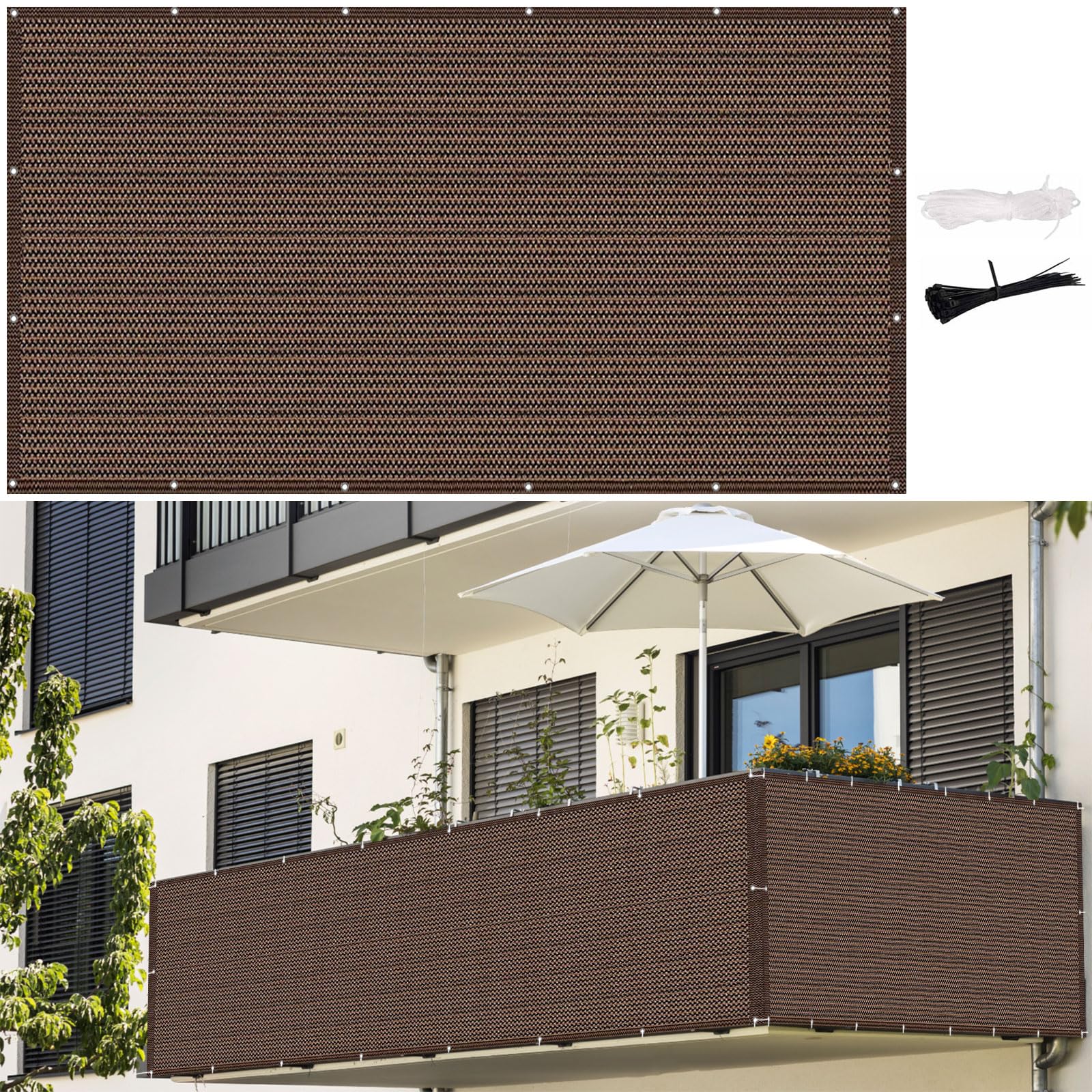 Brise vue anti-UV et coupe-vent respirant pour jardin