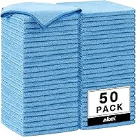 Vista 14 de AIDEA Paño de limpieza de microfibra, 50 unidades, toallas de microfibra para automóviles, paños de lavado de primera calidad, trapos de limpieza