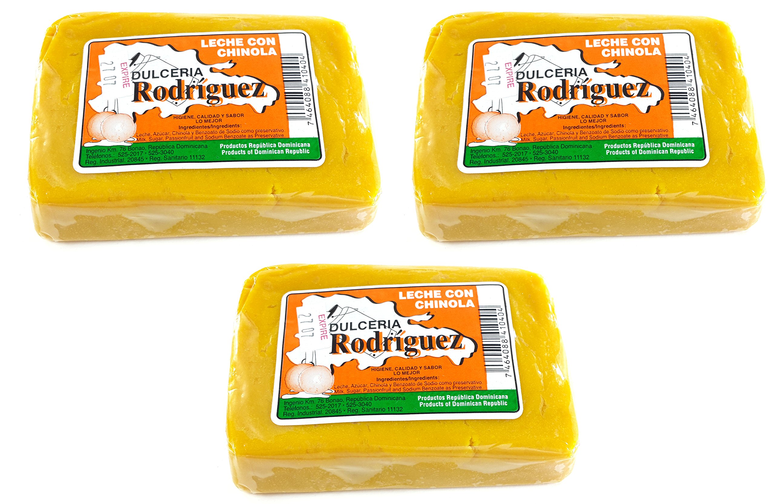 Dominican Sweet Dessert Milk and Passionfruit Dulce Chinola Leche 3 Pack