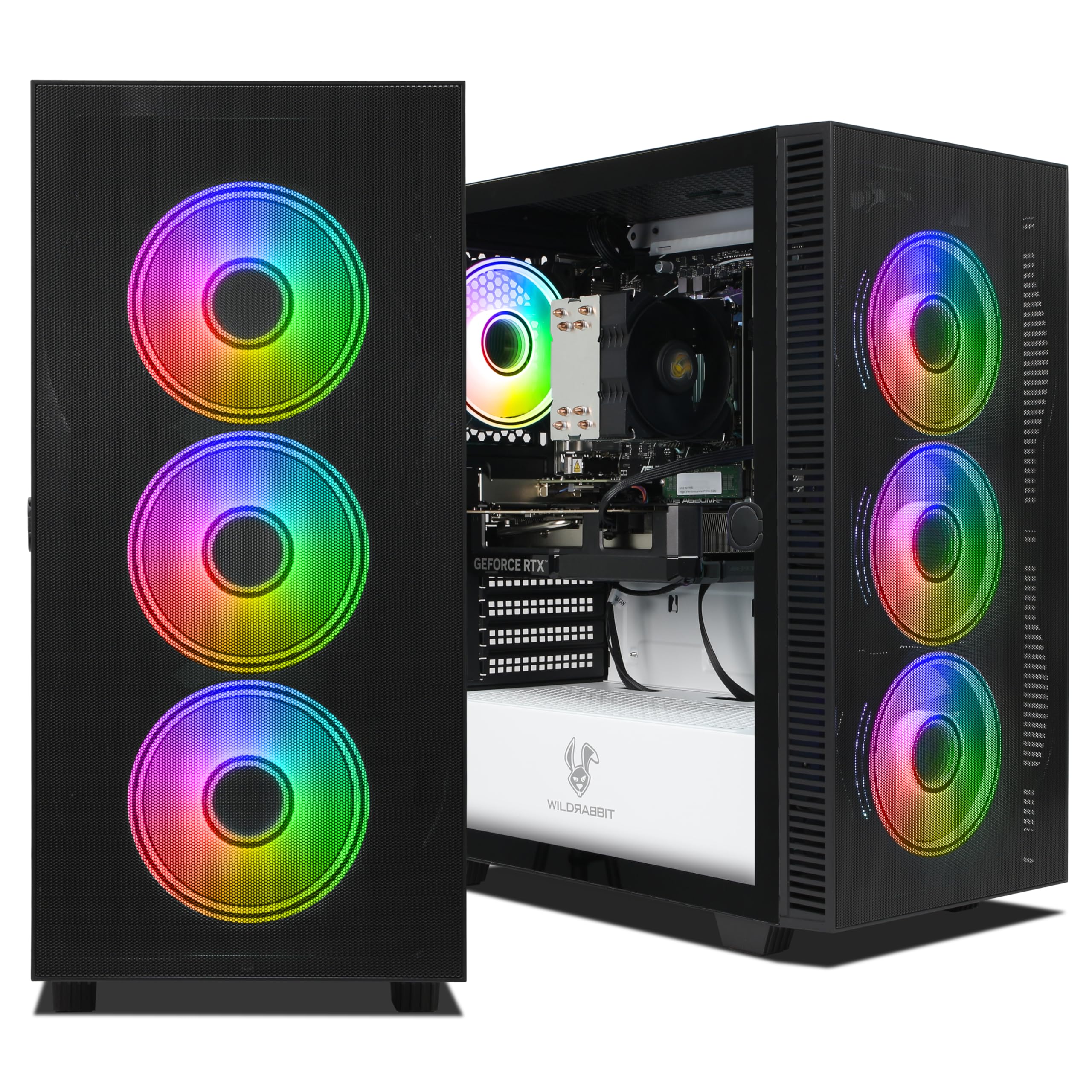 Ankermann Nexo Gaming PC | AMD Ryzen 5 9600X | Nvidia GeForce RTX 5060 Ti 16GB | 32GB DDR5 RAM | 1TB NVMe SSD | Windows 11 | WiFi & Bluetooth