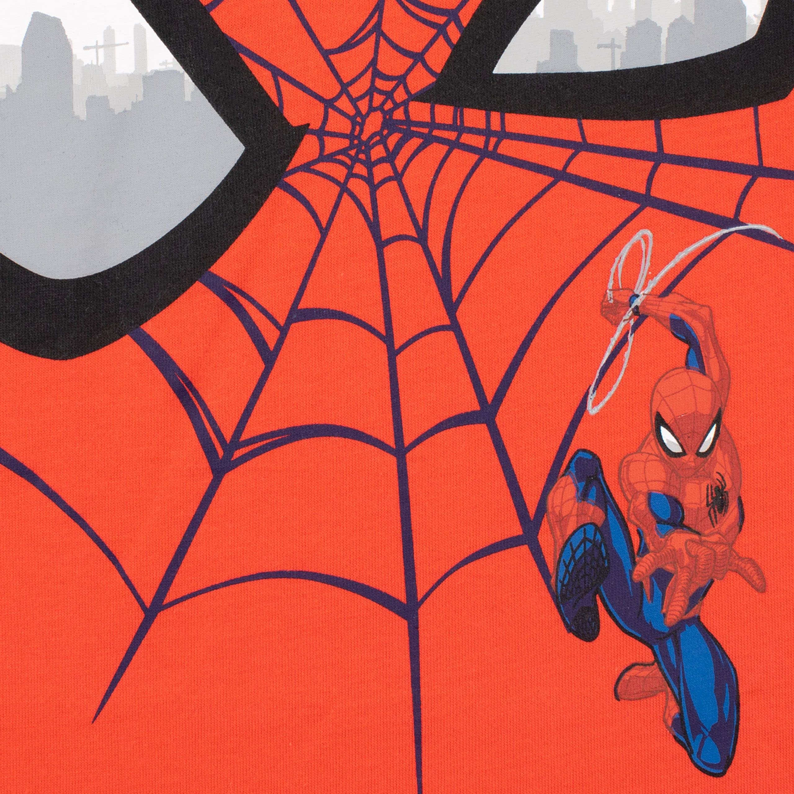 Marvel Maglietta Spider-Man per Ragazzi Top a Maniche Corte per Bambini Confezione da 2