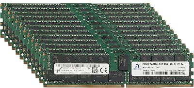 Adamanta Micron Original 384GB 12x32GB Server Memory Upgrade for Cisco UCS SmartPlay Select B200 M4 High Frequency 3 DDR4 2400MHZ PC4-19200 ECC Registered Chip 2Rx4 CL17 1.2V RAM