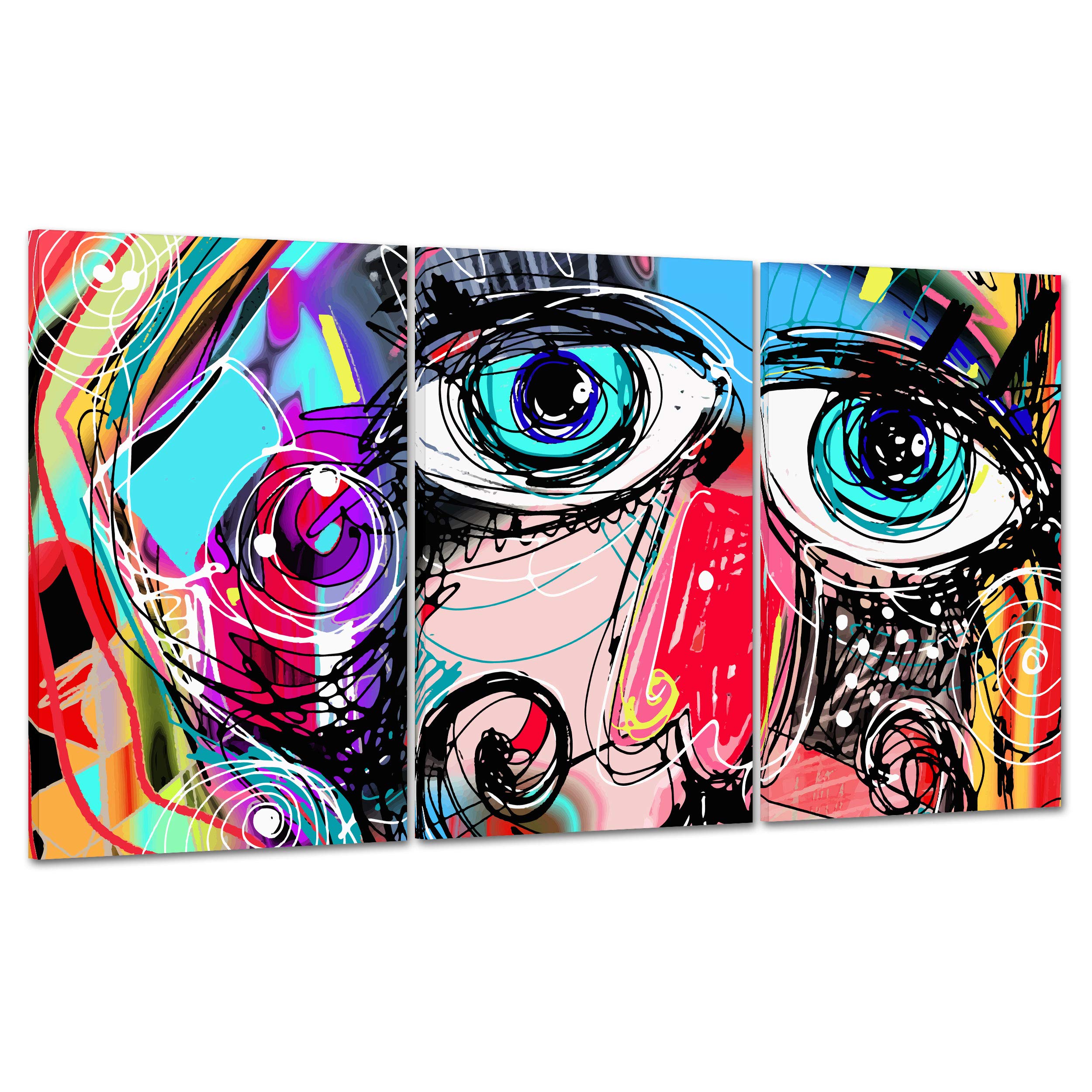 Tableau sur Toile – Encadré – Prêt à accrocher – Graffiti Art Design – Graffitisme Writers Popart