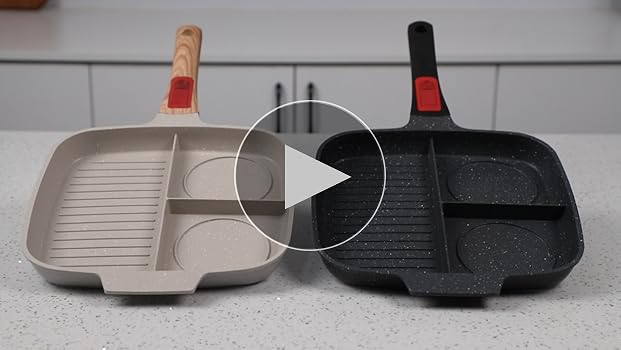 Amazon.com: Bobikuke 3 in 1 Grill Pan for Stove Tops with