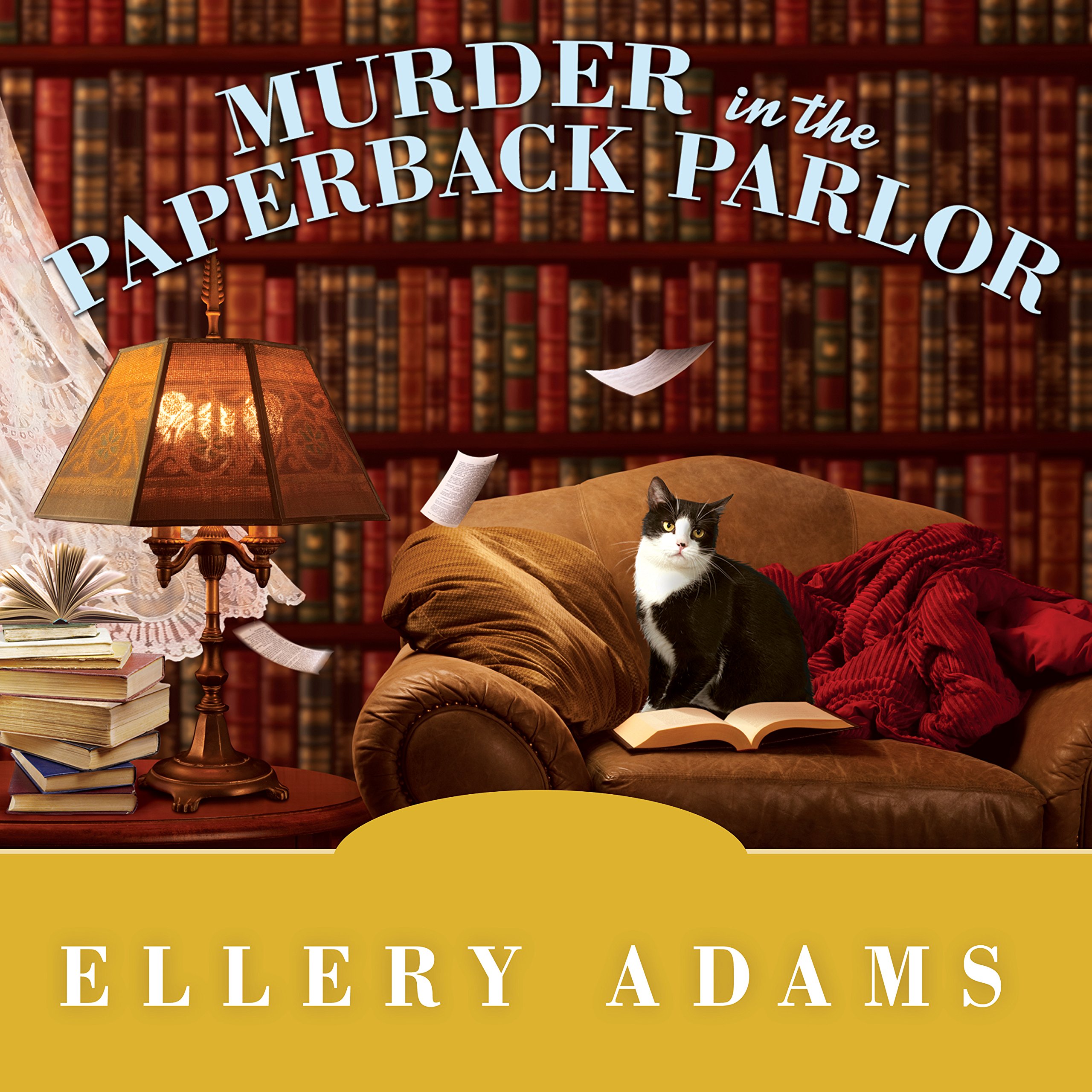 Cover art for Murder in the Paperback Parlor